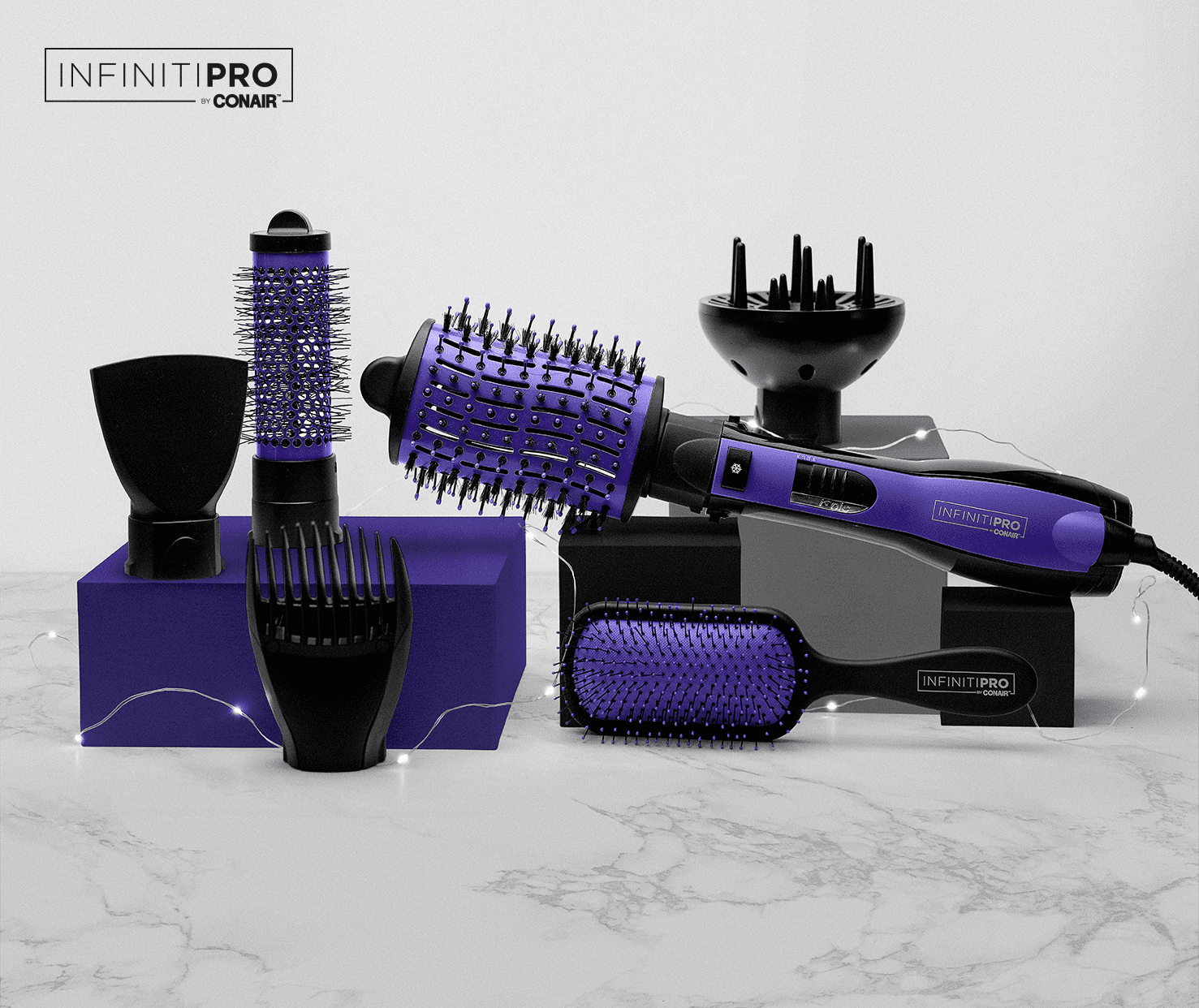 Luce peinados diferentes todos los días con este kit especial de InfinitiPro by Conair™